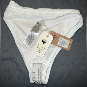 White bathing suit bottoms